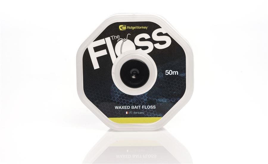 RidgeMonkey The Floss Waxed Bait Floss 50m
