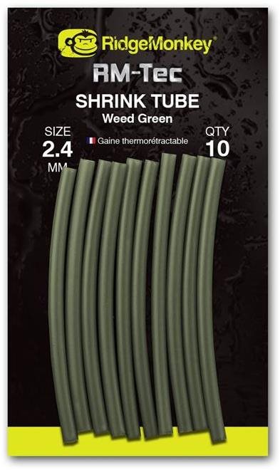 RidgeMonkey RM-Tec Shrink Tube 2,4mm Weed Green 10ks