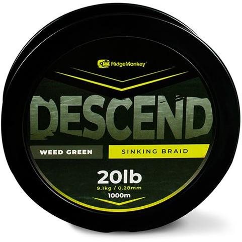 RidgeMonkey Descend Sinking Braid 0,28mm 20lb 1000m