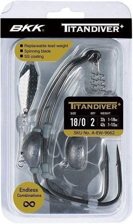 BKK Titan DiverPlus Velikost 12/0 2ks