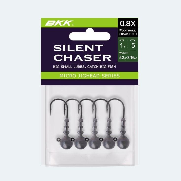 BKK Silent Chaser Football Head FH-1 10g Velikost 1/0 4ks