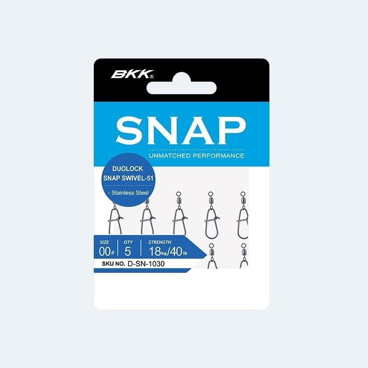 BKK Duolock Snap Swivel-51 Velikost 3 51kg 5ks