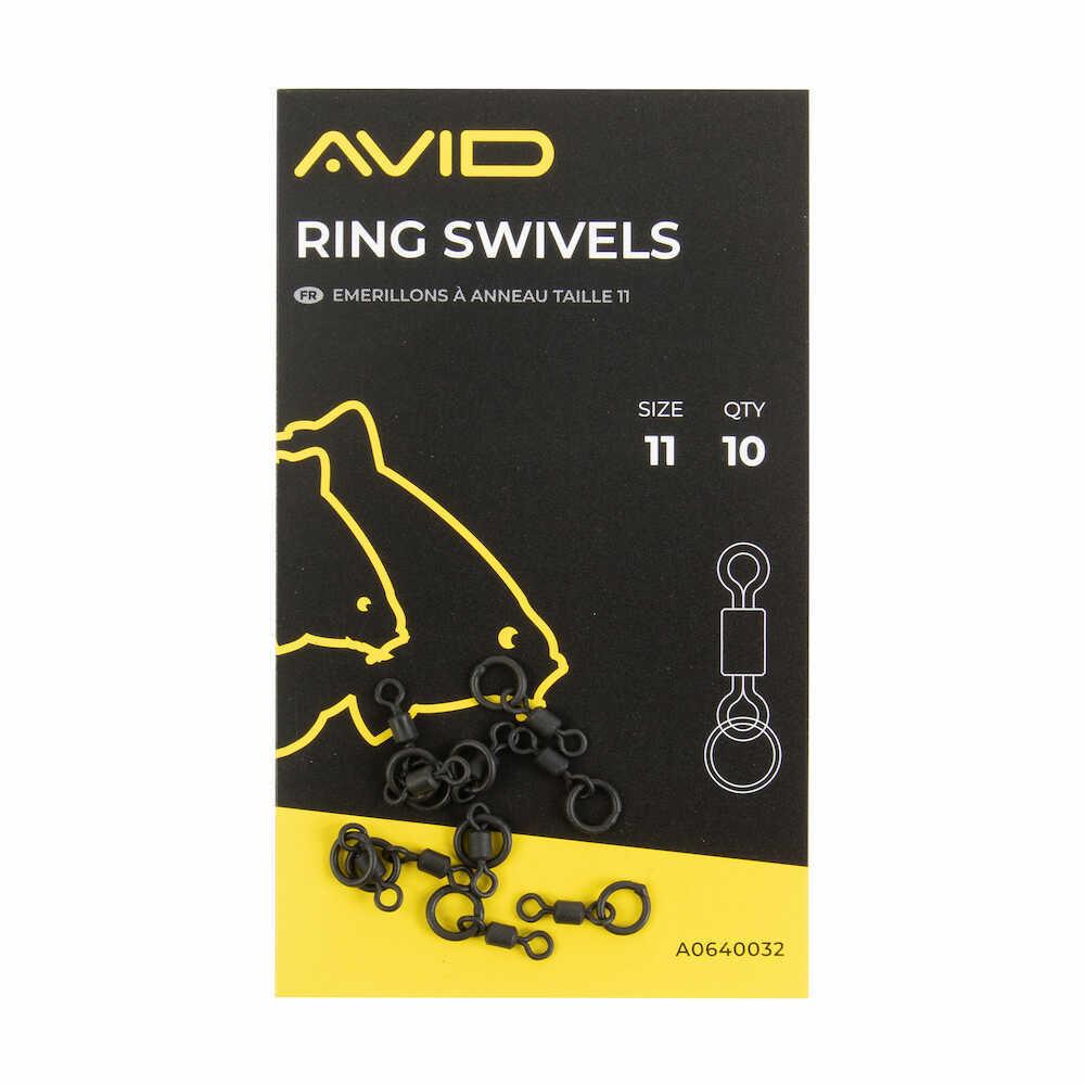AVID Ring Swivels, velikost 11, 10 ks