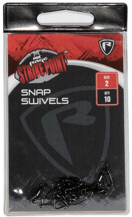 FOX Rage Strike Point Snap Swivel, velikost 1, 10 ks