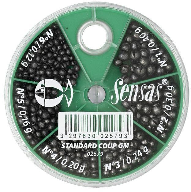 Sensas Sada bročků Standard Pole Box L 0,12-0,4 g