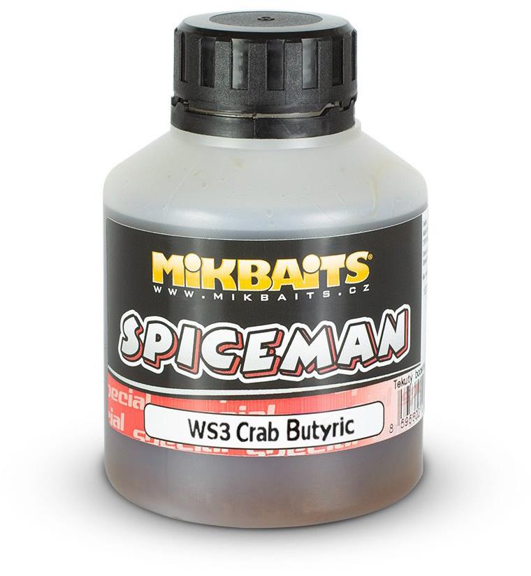 Mikbaits Booster Spiceman WS3 Crab Butyric 250 ml