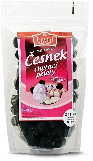 Chytil Chytací pelety s dírou 250g 14mm Česnek