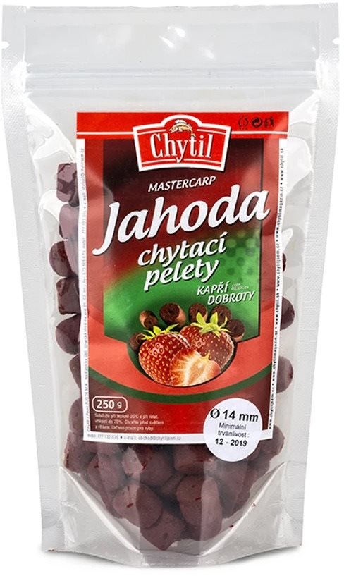 Chytil Chytací pelety s dírou 250g 20mm Česnek