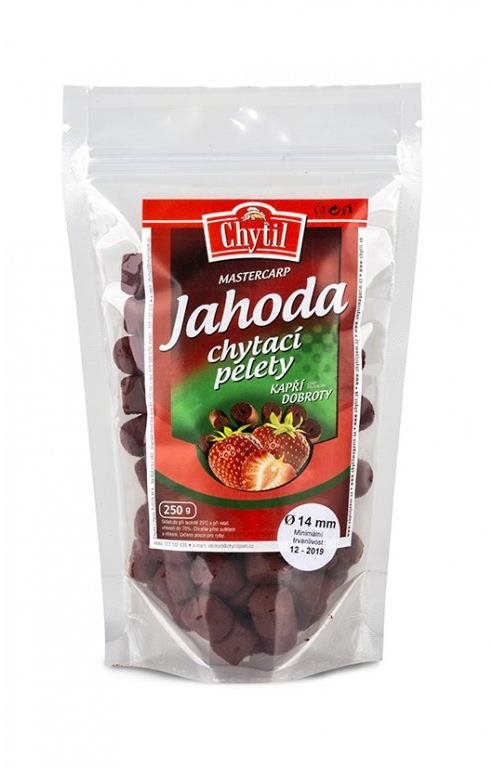 Chytil Chytací pelety s dírou 250g 14mm Jahoda