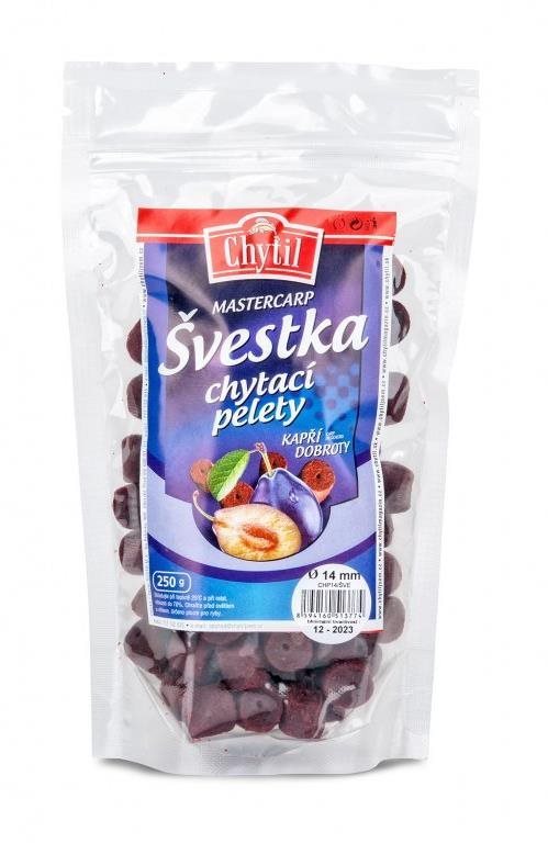 Chytil Chytací pelety s dírou 250g 14mm Švestka