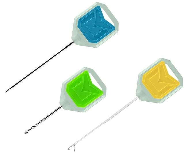 Delphin Set jehel a vrtáku Fluo T-END Grip 3XF