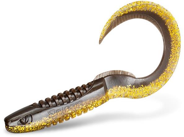 Delphin TwistaX Eeltail UVs 15 cm MudGold 5 ks