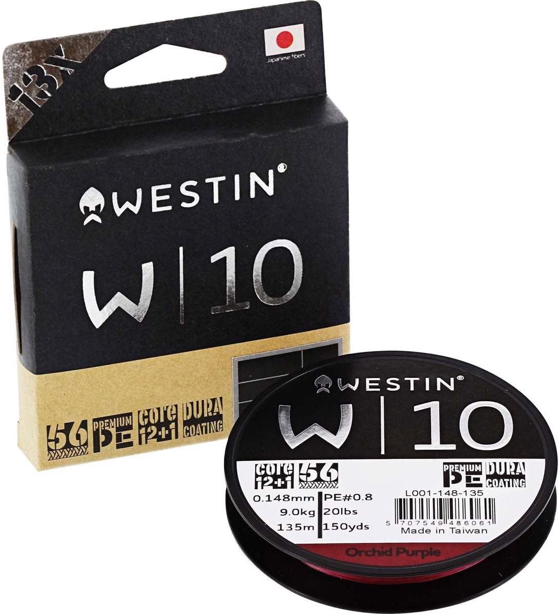 Westin W10 13 Braid Orchid Purple 135 m, 0,148 mm, 9,0 kg