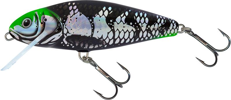 Salmo Perch DR 8cm Holo Dark Green Head