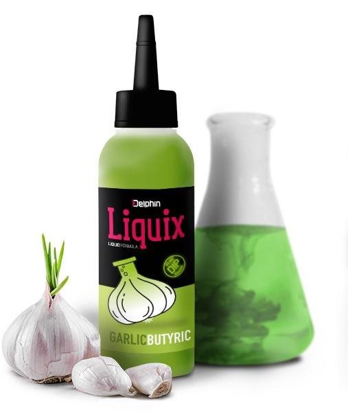 Delphin Fluo D Snax LiquiX Česnek-Butyric 100 ml