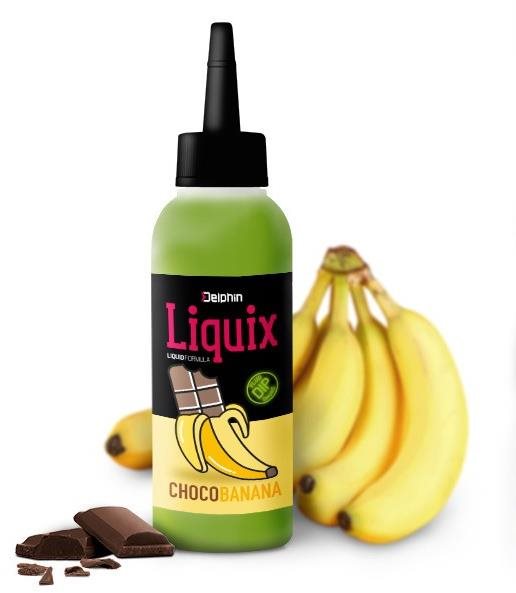 Delphin Fluo D Snax LiquiX Čokoláda-Banán 100 ml