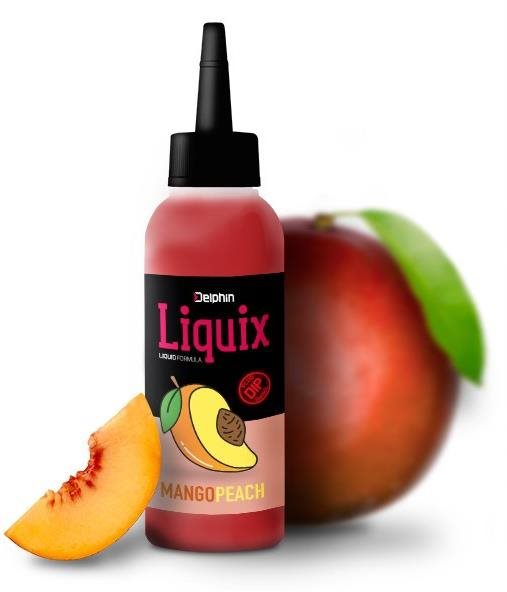 Delphin Fluo D Snax LiquiX Mango-Broskev 100 ml