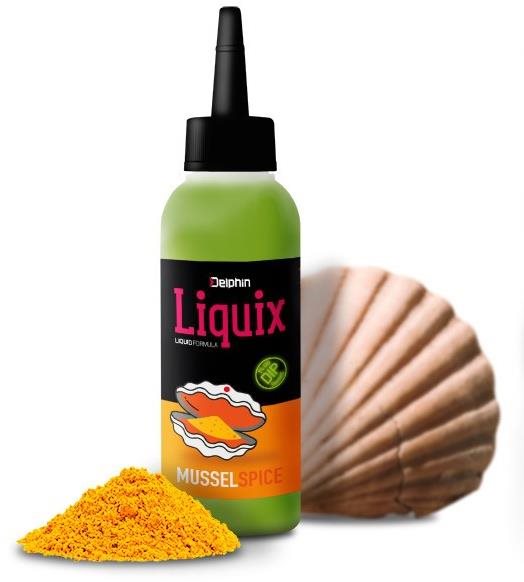 Delphin Fluo D Snax LiquiX Mušle-Koření 100 ml