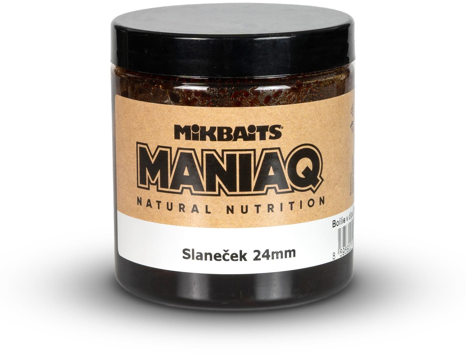Mikbaits Boilies v dipu ManiaQ Slaneček 250 ml 16 mm