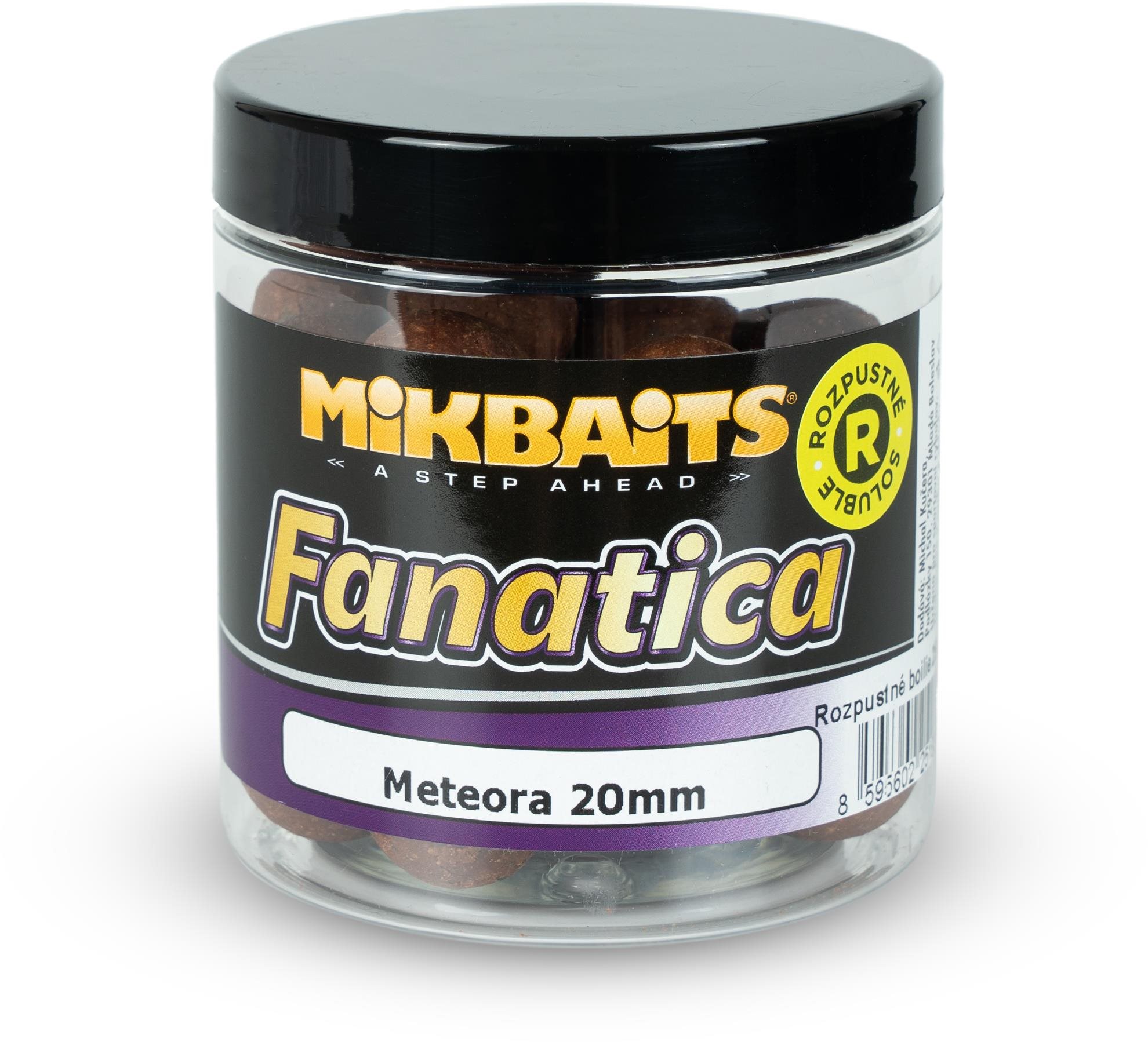 Mikbaits Rozpustné boilies Fanatica Meteora 250 ml 20 mm