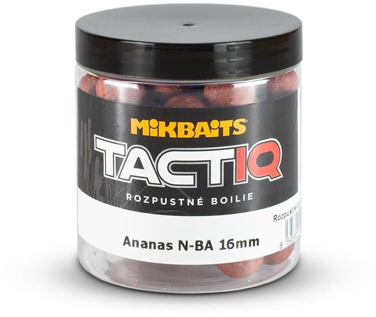 Mikbaits Rozpustné boilies TactiQ Ananas N-BA 250 ml 16 mm