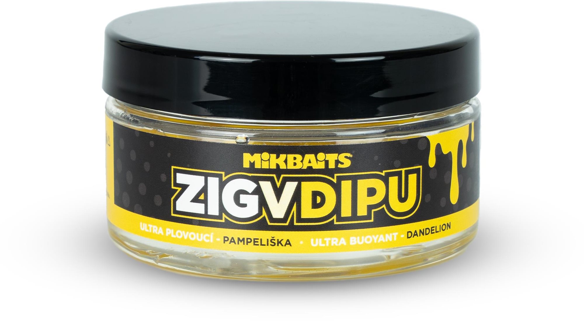 Mikbaits Zig ultra plovoucí v dipu Pampeliška 15 mm