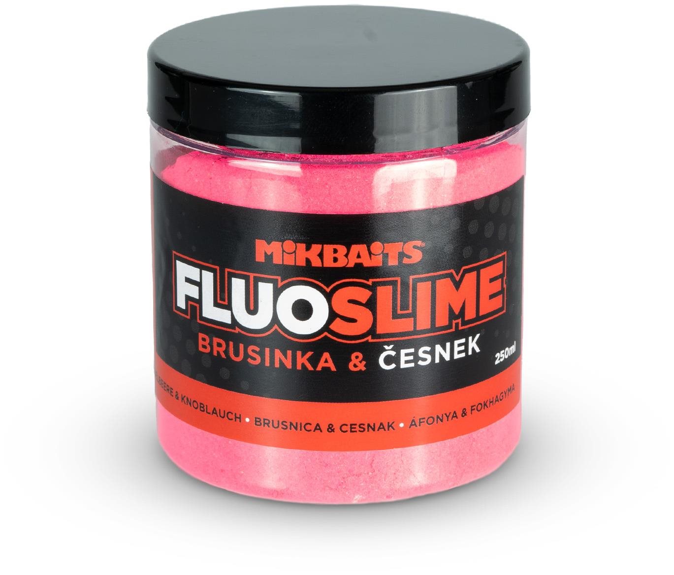 Mikbaits Dip obalovací Fluo slime Brusinka Česnek 100 g