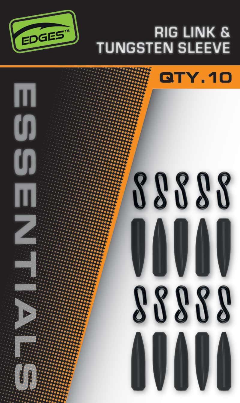 FOX Převlek Edges Essentials Rig Link and Tungsten Sleeve 10 ks