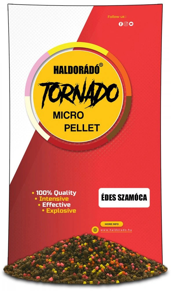 Haldorádó Pelety Tornado Micro Pellets 400 g 2 mm Sladká jahoda