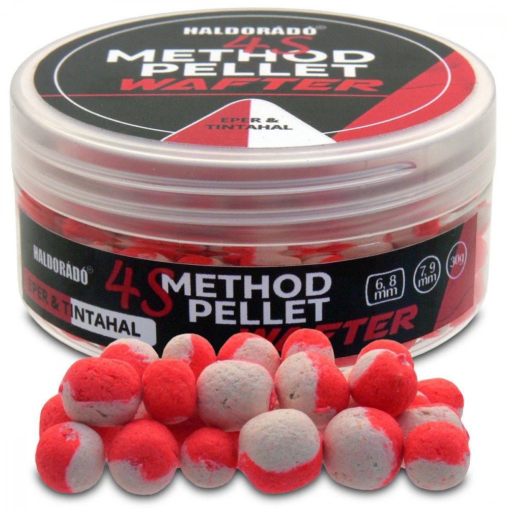Haldorádó Pelety 4S Method Pellet Wafters 30 g 6+8 mm/7+9 mm Jahoda-Kalamáry