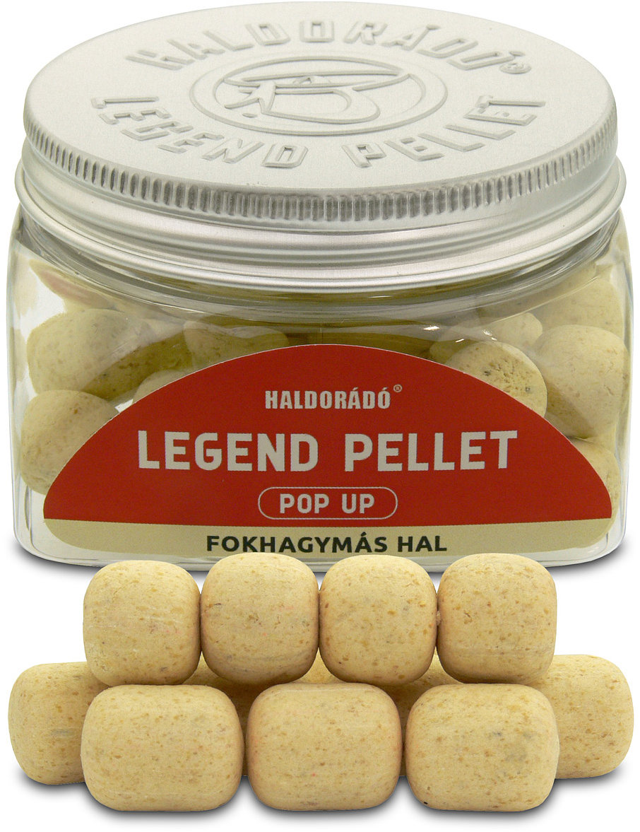 Haldorádó Pelety Legend Pellet Pop-Up 50 g 12+16 mm Česneková ryba