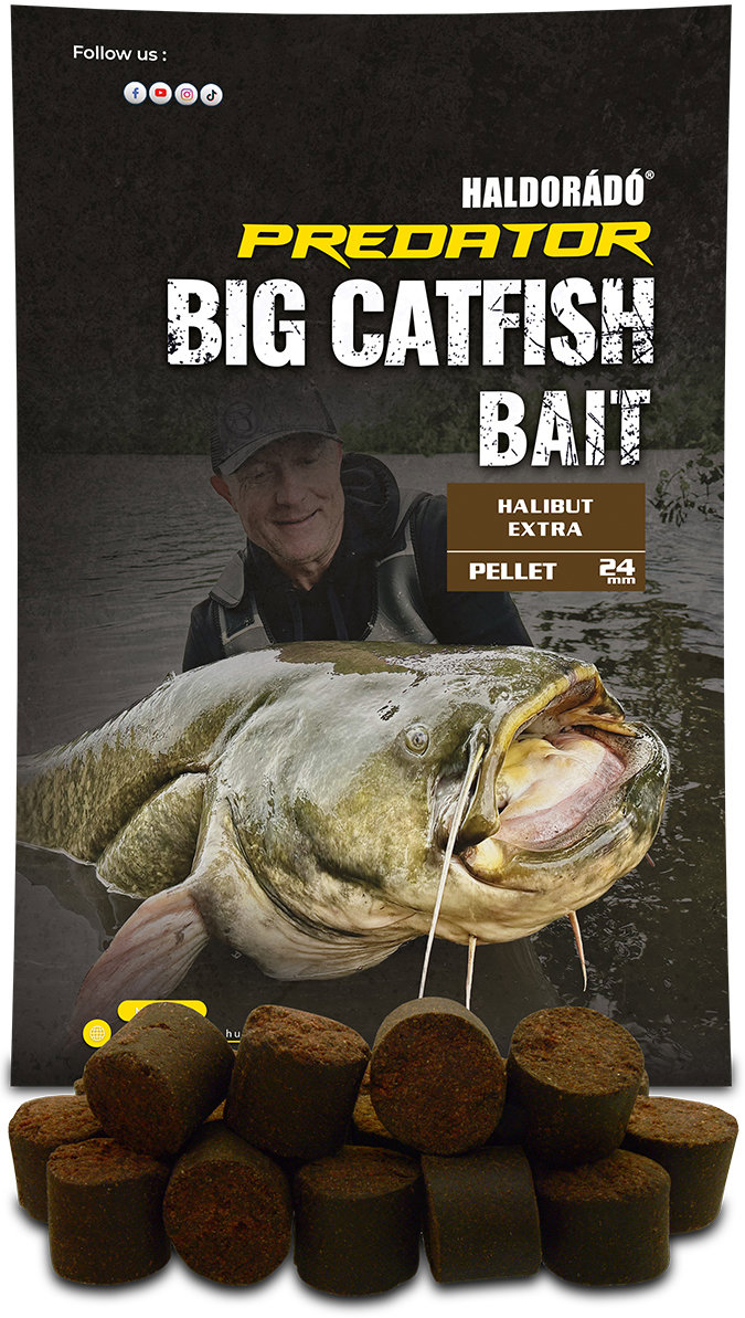 Haldorádó Pelety Catfish Bait Pellet 1 kg 24 mm Halibut Extra