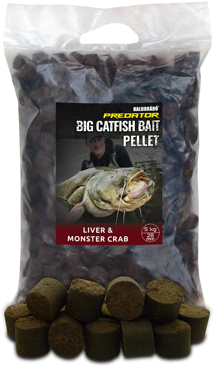 Haldorádó Pelety Catfish Bait Pellet 5 kg 28 mm Liver/Monster Crab