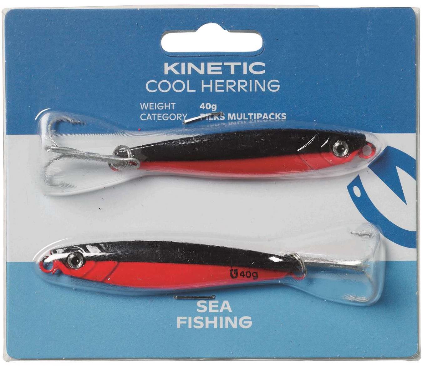 Kinetic Nástraha Cool Herring 60 g Black/Red 2 ks