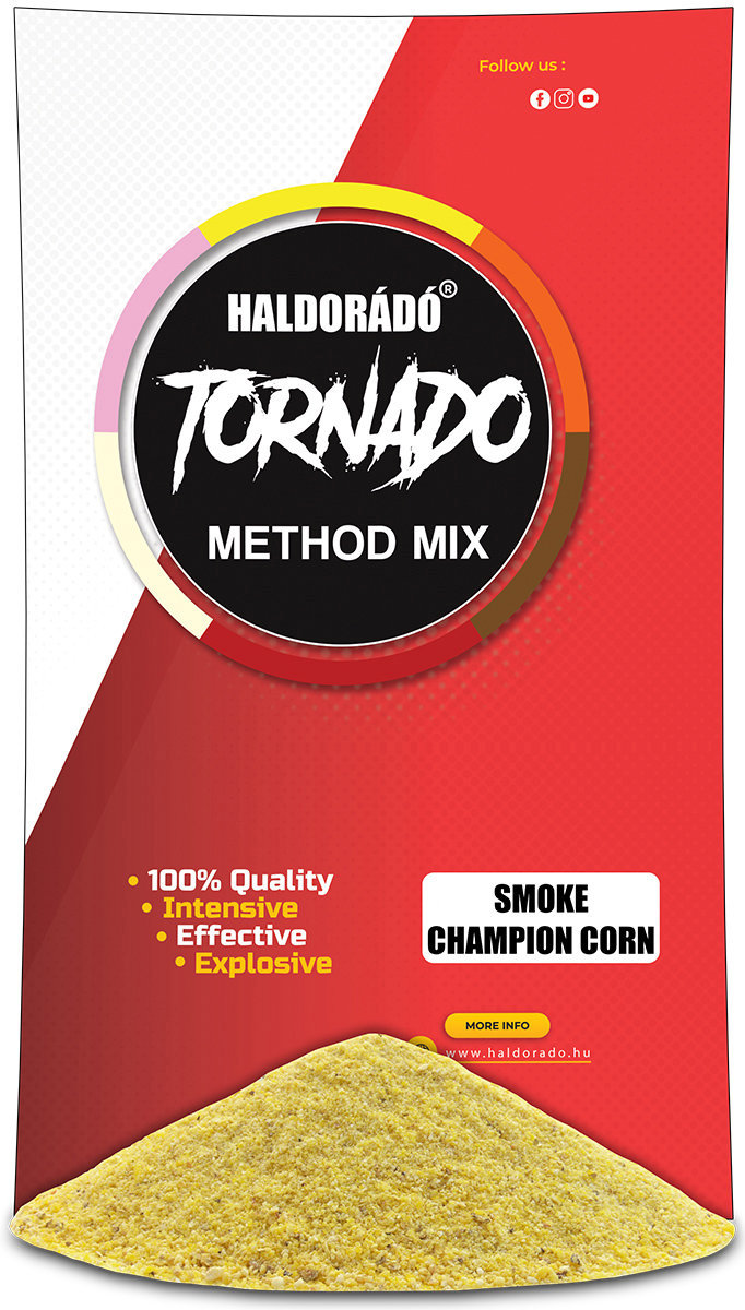 Haldorádó Method Mix Tornado Smoke 500 g Champion Corn