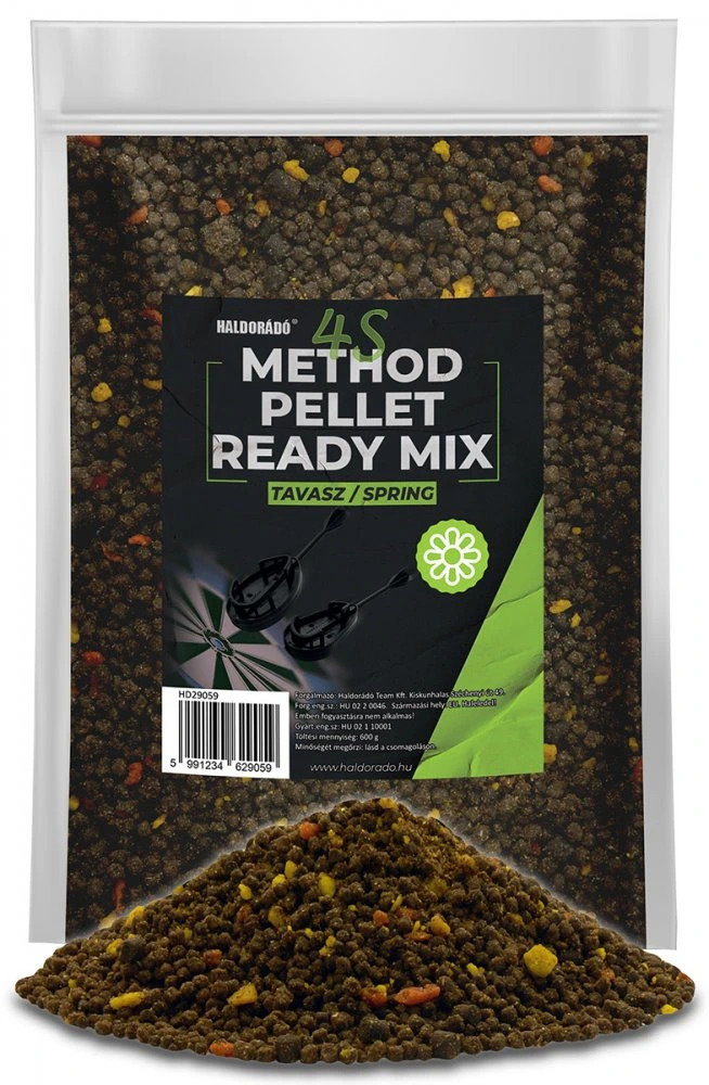 Haldorádó Method Pellet Ready Mix 4S 600 g Jaro