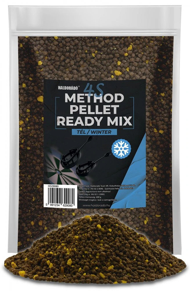 Haldorádó Method Pellet Ready Mix 4S 600 g Zima