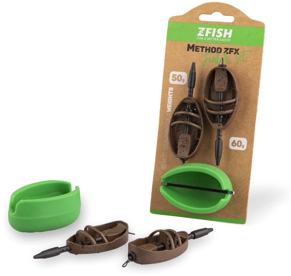 Zfish Sada krmítek Method Feeder Set ZFX 50, 60 g + formička