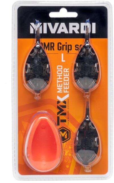 Mivardi sada krmítek Method Feeder set QMR Grip L (30 g + 40 g + 50 g + mould)