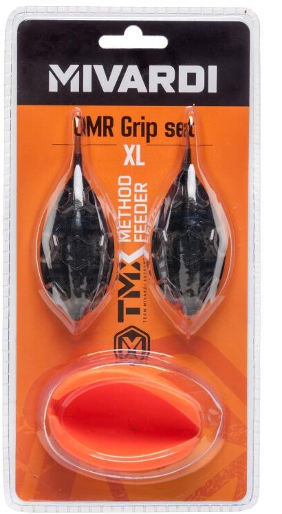 Mivardi sada krmítek Method Feeder set QMR Grip XL (50 g + 60 g + mould)