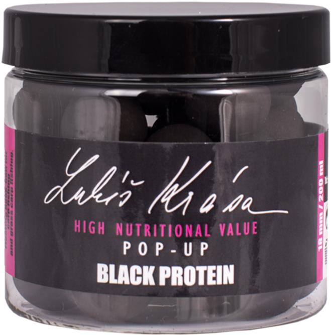 LK Baits Pop-Up Boilies Lukas Krasa Black Protein 18 mm 200 ml