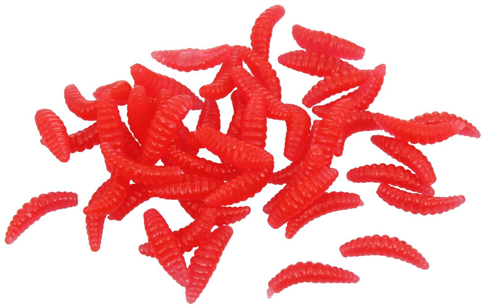 Merco Bait Soft Worms umělí červi červení, 20 × 50 ks