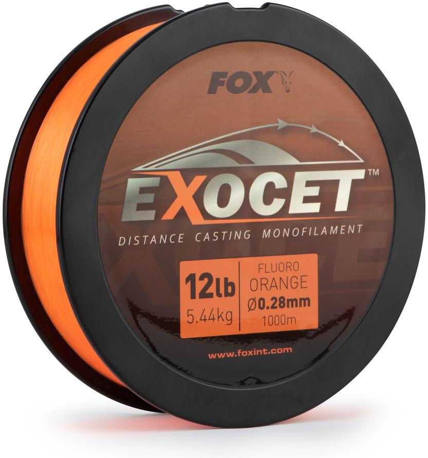 Fox Exocet Fluoro Orange Mono 1000 m, 0,26 mm, 10 lb, 4,9 kg