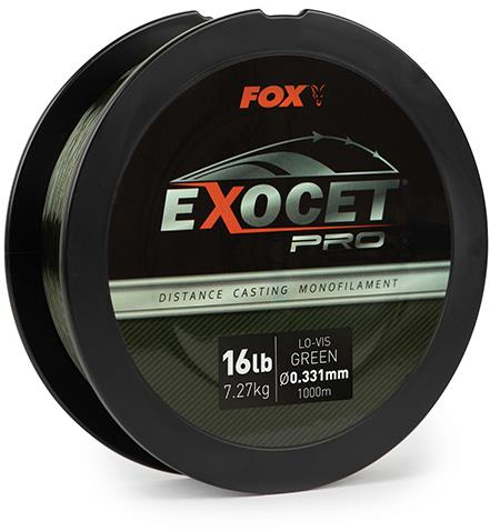 Fox Exocet Pro Mono 1000 m, 0,331 mm, 16 lbs, 7,27 kg