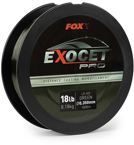 Fox Exocet Pro Mono 1000 m, 0,350 mm, 18 lbs, 8,18 kg