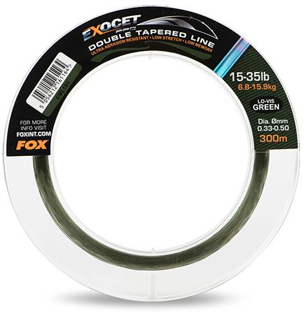 Fox Exocet Pro Double Tapered Mainline 300 m, 0,26 mm, 0,50 mm, 10-35lb