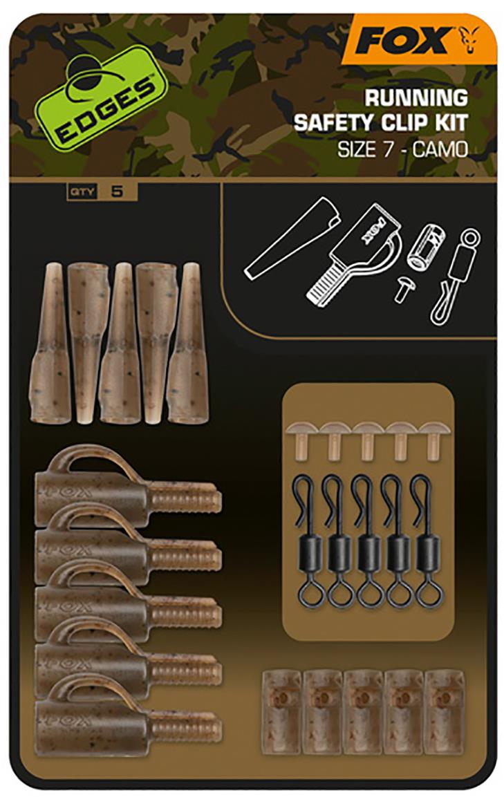 Fox Edges Camo Running Safety Clip Kit