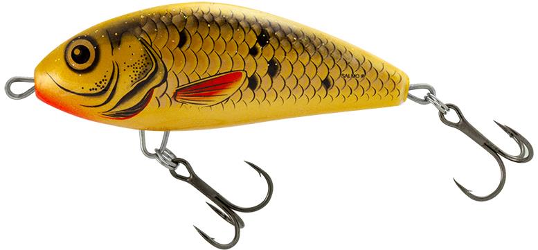 Salmo Fatso Floating 8 cm, Bleeding Golden Bait
