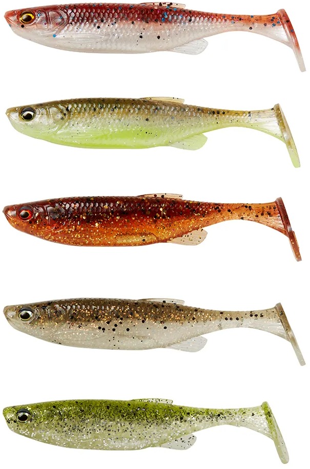 Savage Gear Fat Minnow T-Tail 7,5 cm, 5 g, Clear Water Mix, 5 ks