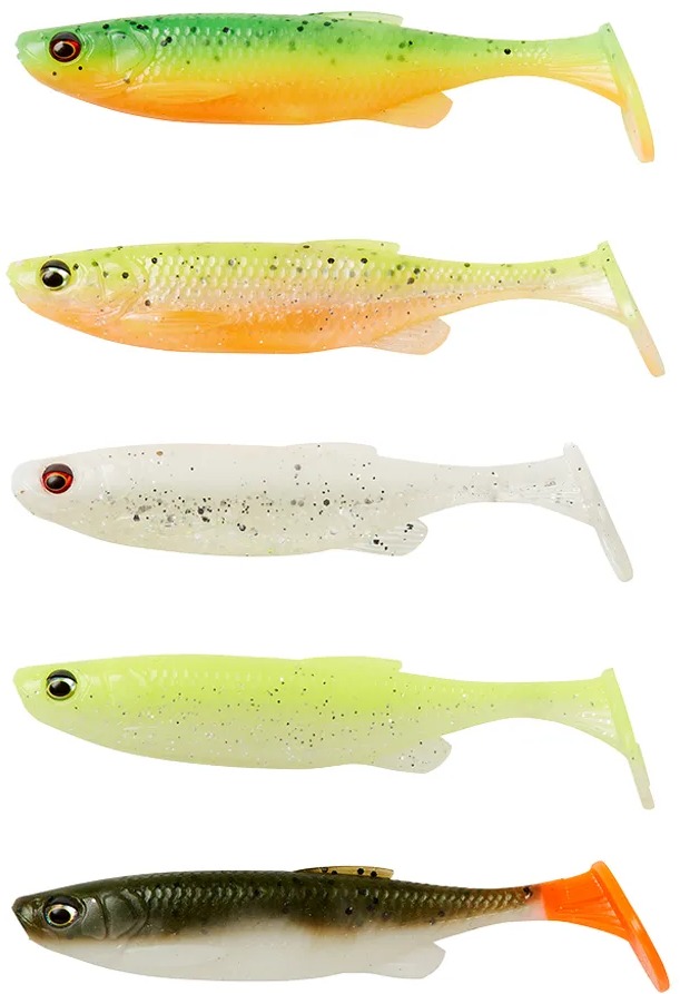 Savage Gear Fat Minnow T-Tail 9 cm, 7 g, Clear Water Mix, 5 ks